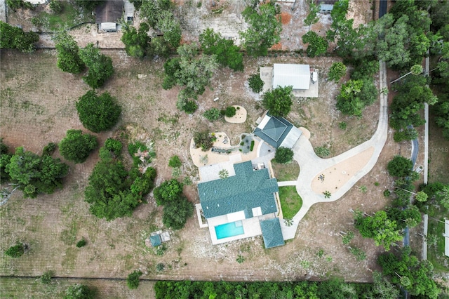 170 SW 80th St, Ocala, FL 34476 - aerial overview of property's location featuring a pool area