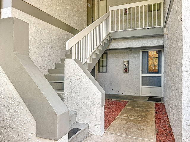 view of stairs