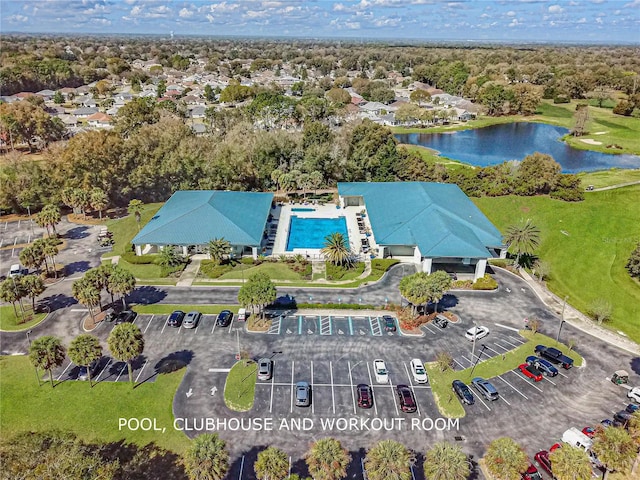 6758 SW 114th Street Rd, Ocala, FL 34476 - drone / aerial view of a large body of water and a pool