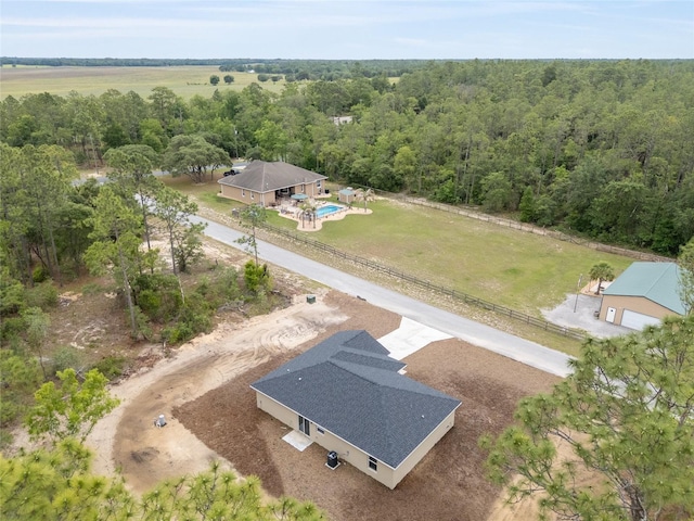 23131 SW Rainelle Rd, Dunnellon, FL 34431 - overview of rural landscape featuring a forest