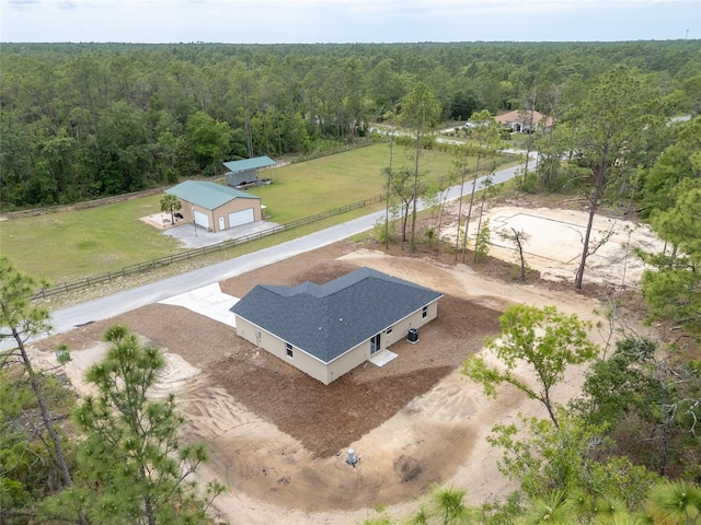 23131 SW Rainelle Rd, Dunnellon, FL 34431 - view of rural area with a heavily wooded area