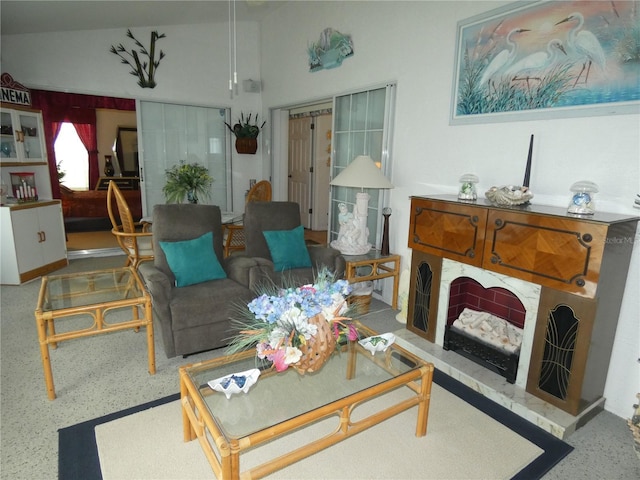view of living area