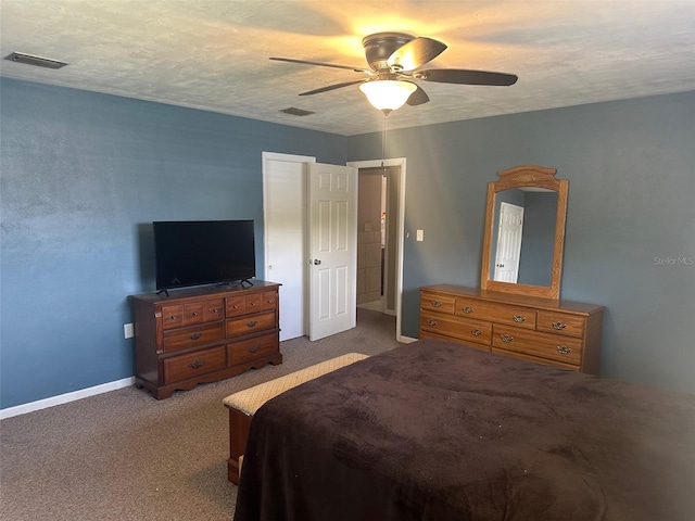 79 S Harrison St, Beverly Hills, FL 34465 - bedroom featuring carpet floors, ceiling fan, and baseboards