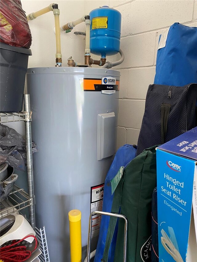 utilities featuring water heater
