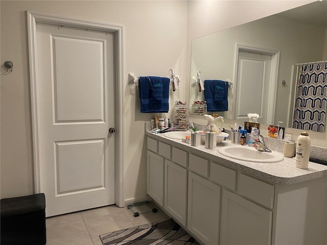 12 Hickory Course Way, Ocala, FL 34472 - bathroom featuring double vanity and tile patterned flooring