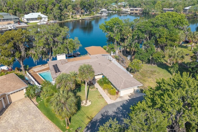 414 NW 8th Ave, Crystal River, FL 34428 - bird's eye view of a nearby body of water and a tree filled landscape