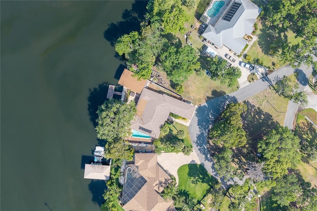 414 NW 8th Ave, Crystal River, FL 34428 - aerial overview of property's location featuring a pool area