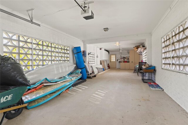 414 NW 8th Ave, Crystal River, FL 34428 - garage featuring a garage door opener