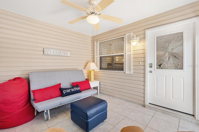 1736 Watts Mill Way, The Villages, FL 32162 - view of patio featuring ceiling fan