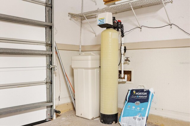 view of utility room