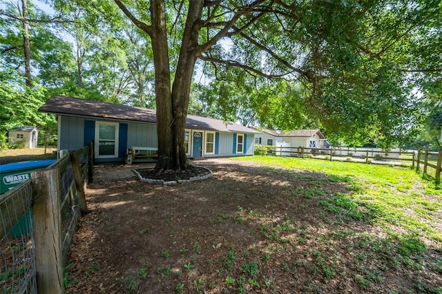 5737 NW 65th Pl, Ocala, FL 34482 - rear view of property with fence