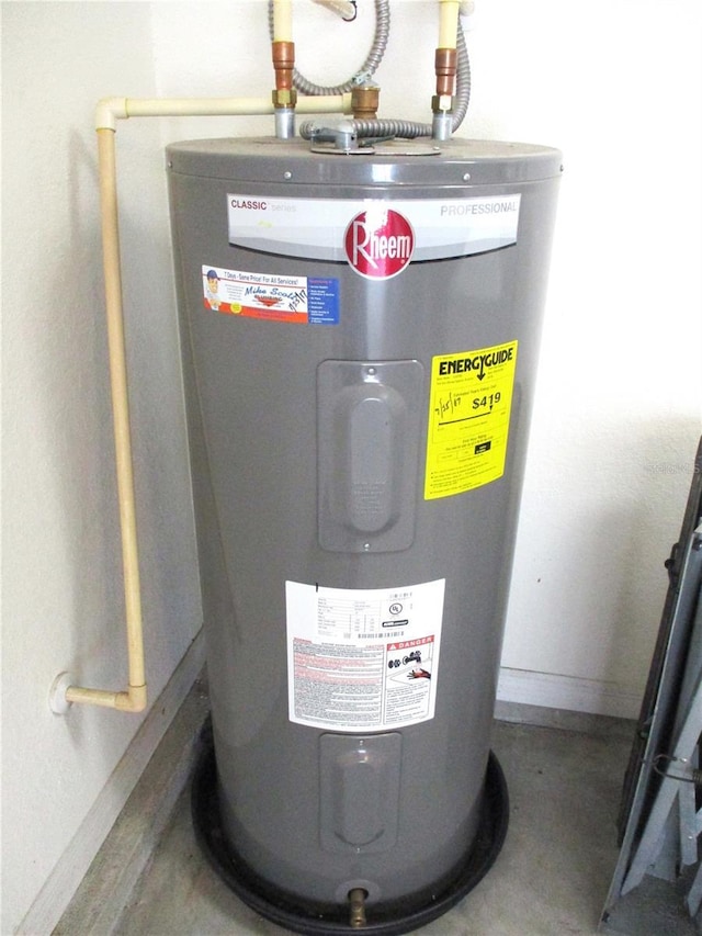 utilities with water heater