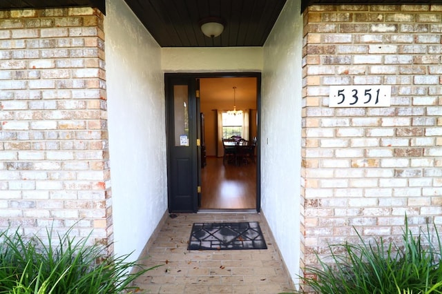 5351 SW 80th Pl, Ocala, FL 34476 - entrance to property featuring brick siding and stucco siding