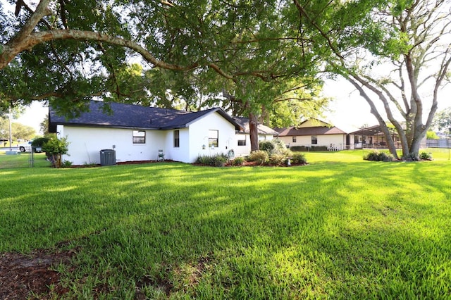 5351 SW 80th Pl, Ocala, FL 34476 - view of yard with central air condition unit