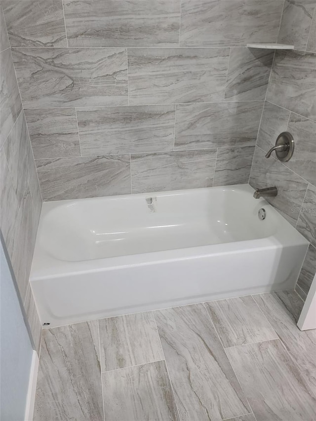 full bathroom featuring shower / bath combination