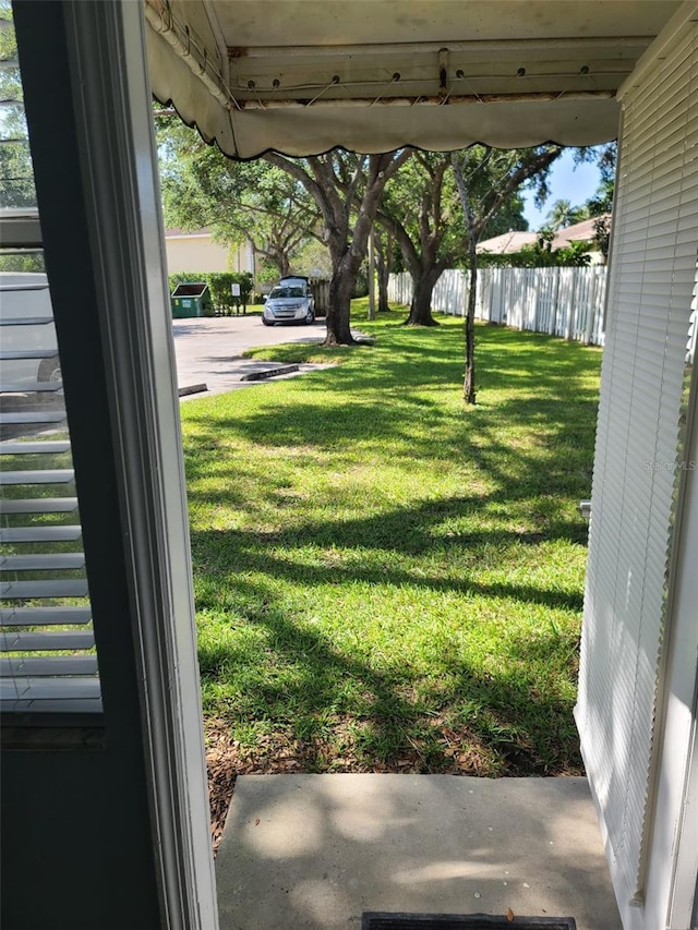 view of yard
