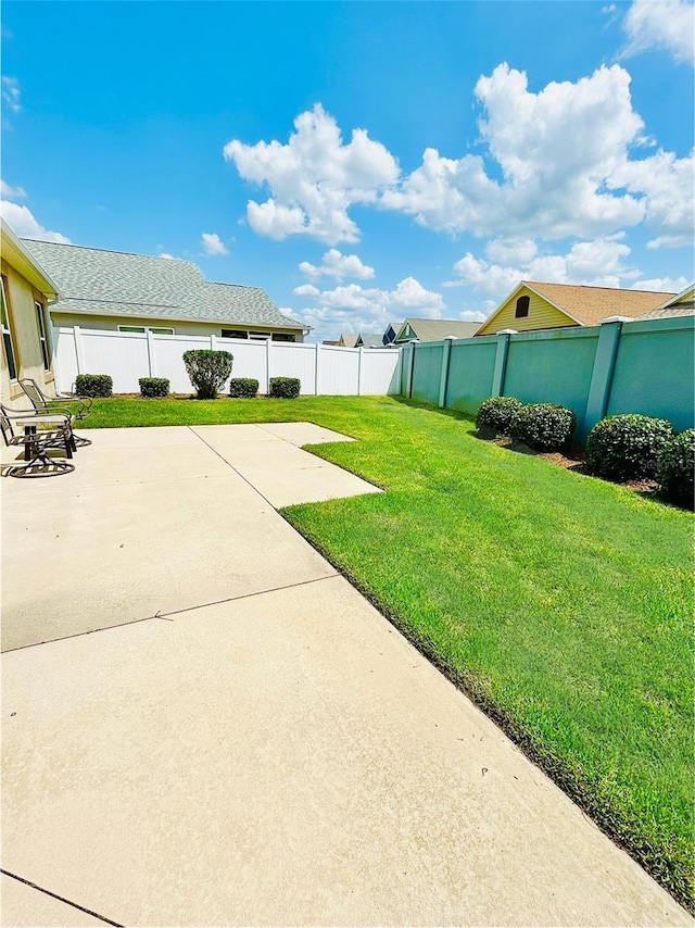 3023 Charlevoix St, The Villages, FL 32163 - view of yard featuring a patio area