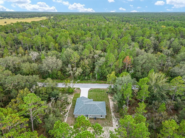 23163 NW Shamrock Ave, Dunnellon, FL 34431 - view from above of property with a forest