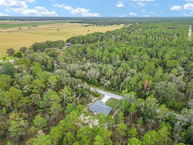 23163 NW Shamrock Ave, Dunnellon, FL 34431 - aerial overview of property's location with a forest