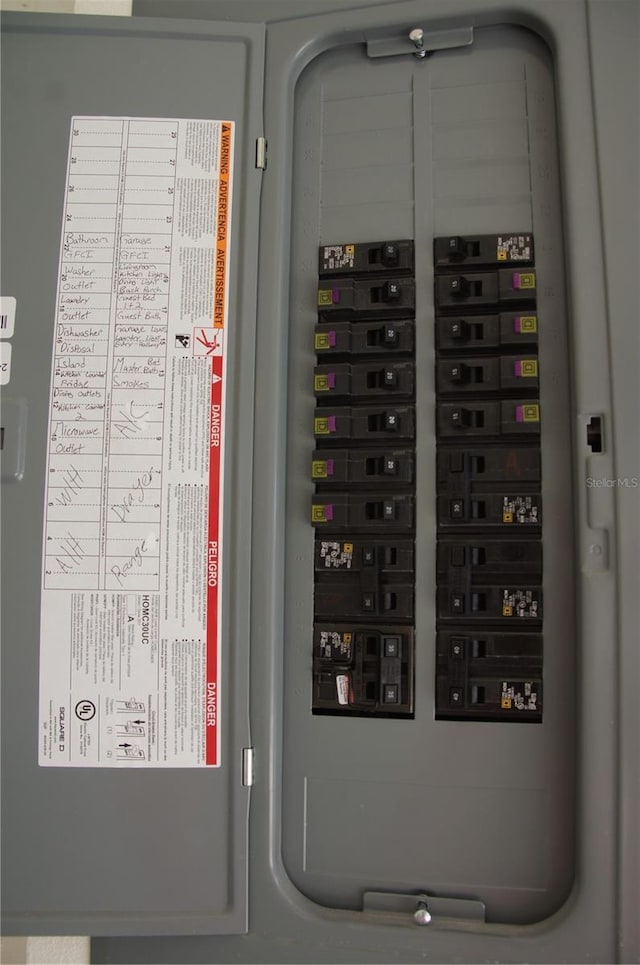 utilities with electric panel
