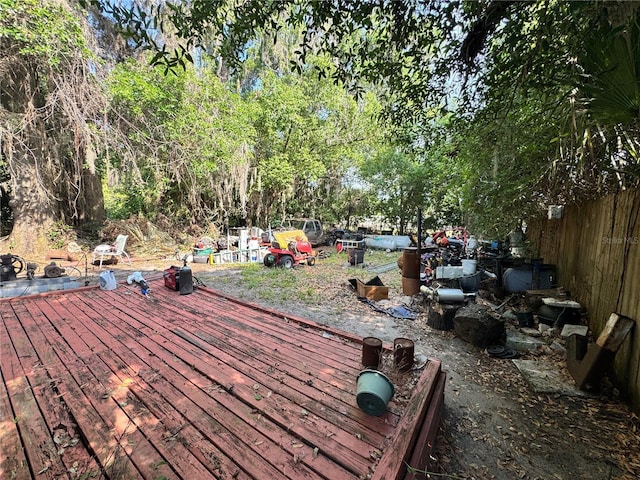 view of deck