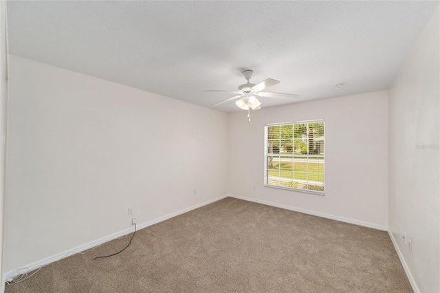 4886 NW 30th Pl, Ocala, FL 34482 - carpeted empty room featuring a ceiling fan and baseboards