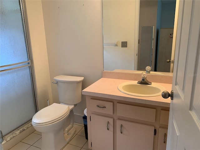 11445 SW 84th Avenue Rd, Ocala, FL 34481 - bathroom featuring vanity, tile patterned flooring, and toilet