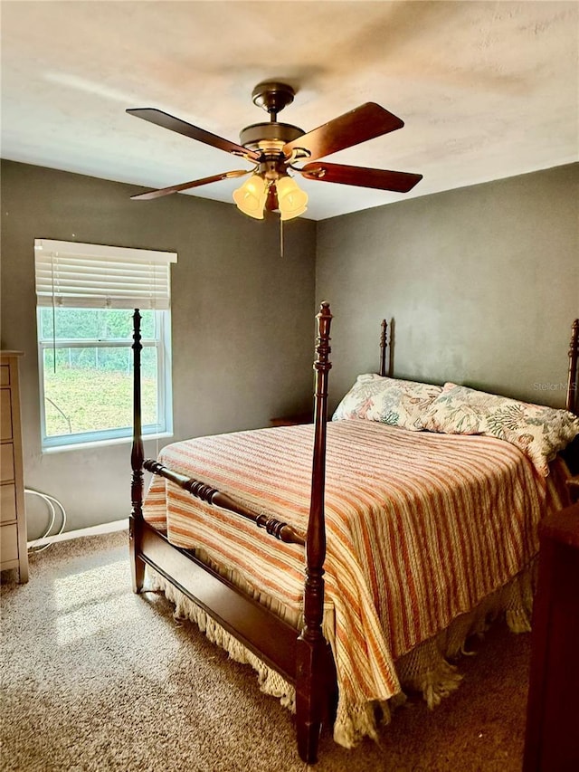 3106 Silver Palm Dr, Edgewater, FL 32141 - bedroom featuring carpet and a ceiling fan