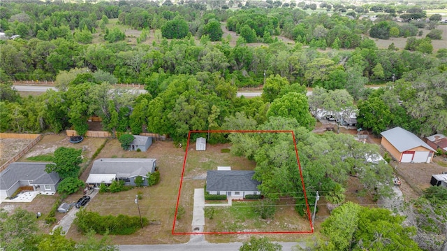 view of property location with property parcel outlined