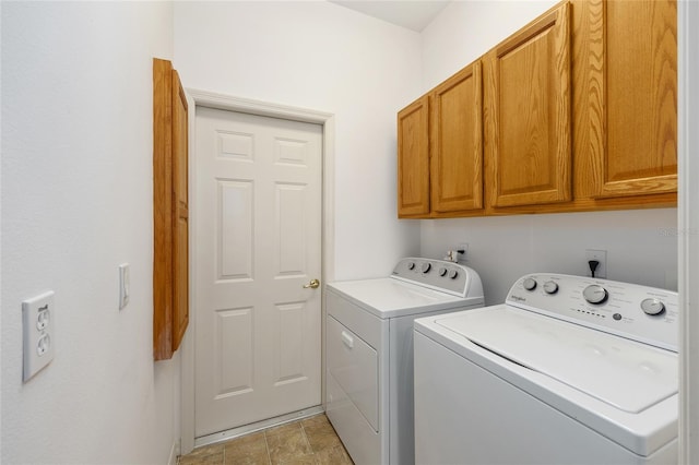 9649 SW 90th St, Ocala, FL 34481 - washroom featuring washer and dryer and cabinet space