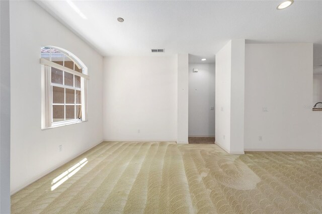 9649 SW 90th St, Ocala, FL 34481 - empty room with recessed lighting, light colored carpet, and baseboards