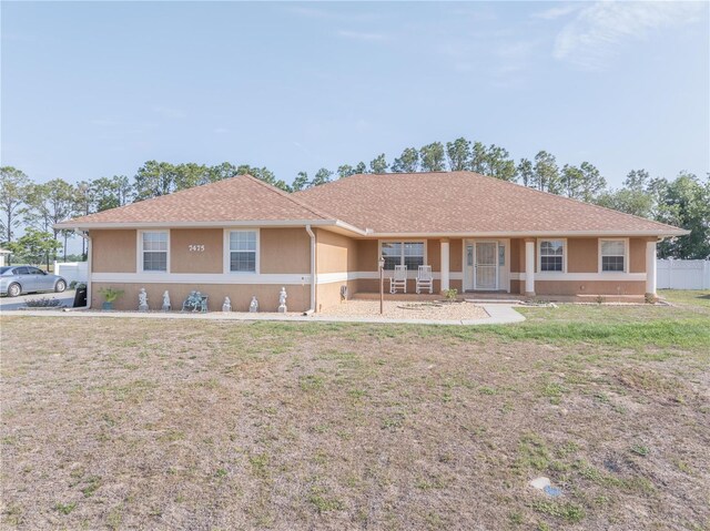 7475 SE 105th Pl, Belleview, FL 34420 - view of front of property with stucco siding