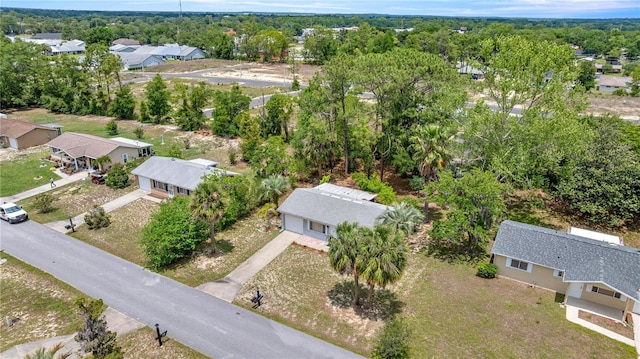 aerial perspective of suburban area