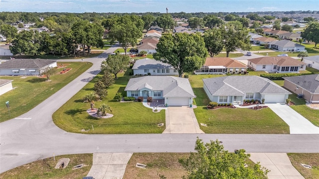 aerial perspective of suburban area