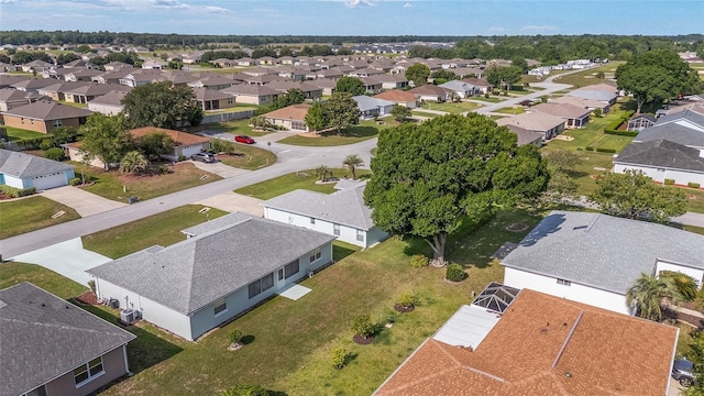 aerial perspective of suburban area
