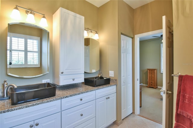 2550 NW 55th Avenue Rd, Ocala, FL 34482 - full bath featuring double vanity and tile patterned floors