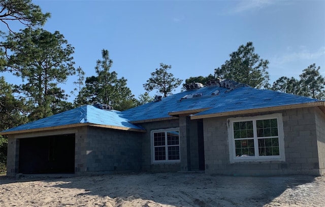 9016 N Lansen Way, Citrus Springs, FL 34433 - single story home with concrete block siding