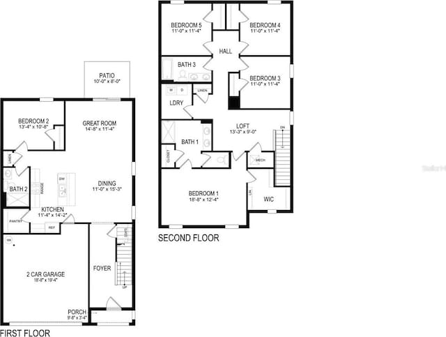 8659 SW 44th Ter, Ocala, FL 34476 - floor plan / room layout