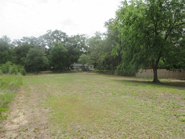 5949 SE 164th Ct, Ocklawaha, FL 32179 - view of yard with fence