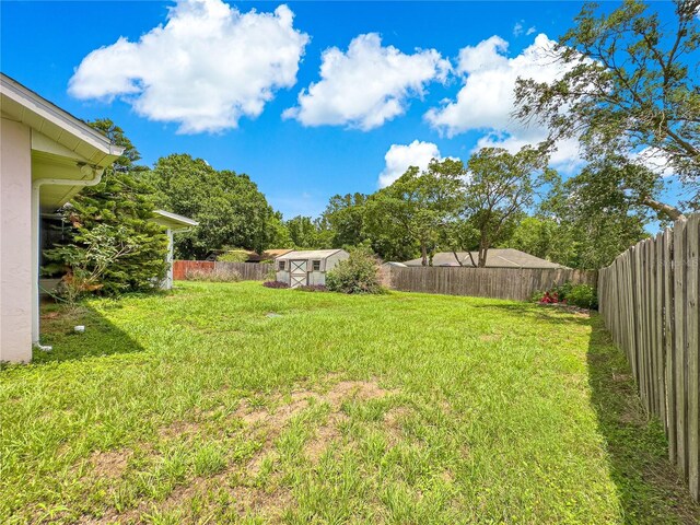 10739 SE 44th Ter, Belleview, FL 34420 - view of yard with a storage unit and an outdoor structure