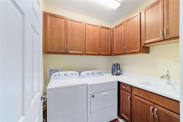 6868 SW 95th Cir, Ocala, FL 34481 - clothes washing area with cabinet space and separate washer and dryer