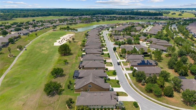 6868 SW 95th Cir, Ocala, FL 34481 - aerial view of residential area with a large body of water and a golf course