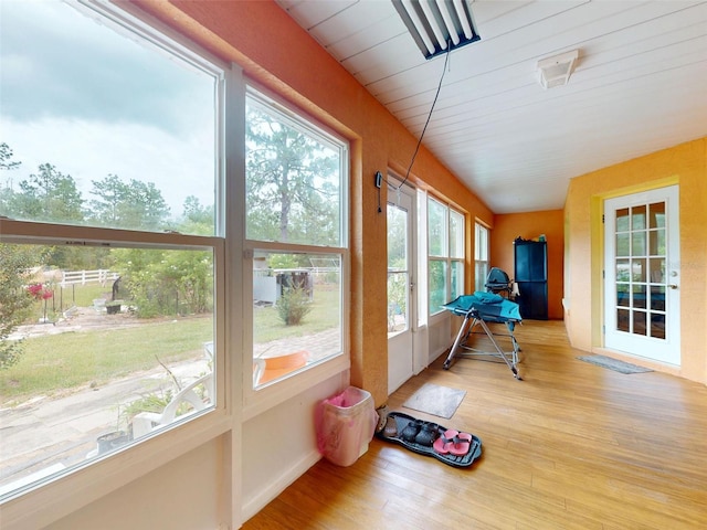 9325 SW 125th Court Rd, Dunnellon, FL 34432 - sunroom / solarium with wood finished floors