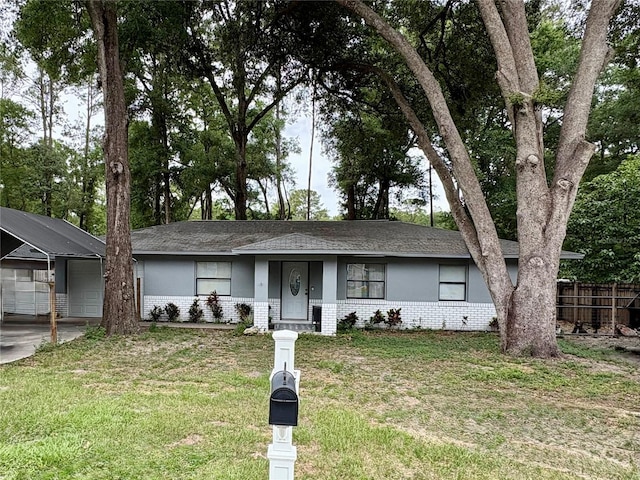 5549 NW 64th St, Ocala, FL 34482 - ranch-style home featuring brick siding and stucco siding