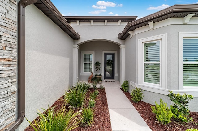 8606 SW 61st Loop, Ocala, FL 34481 - entrance to property featuring stucco siding