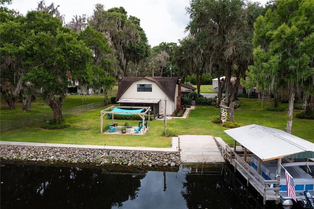 7023 W Riverbend Rd, Dunnellon, FL 34433 - dock with a water view