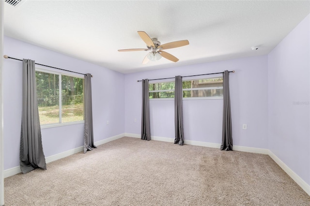 4010 SW 7th Avenue Rd, Ocala, FL 34471 - unfurnished room featuring ceiling fan, light colored carpet, and baseboards