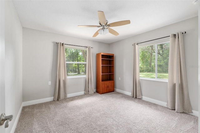 4010 SW 7th Avenue Rd, Ocala, FL 34471 - carpeted spare room featuring ceiling fan and baseboards
