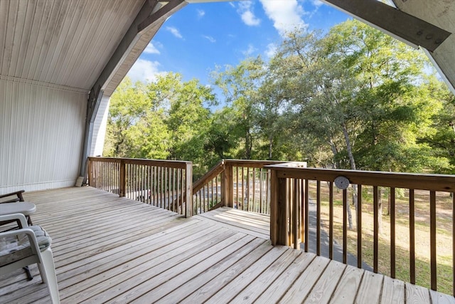 7059 N Lecanto Hwy, Hernando, FL 34442 - deck with view of scattered trees