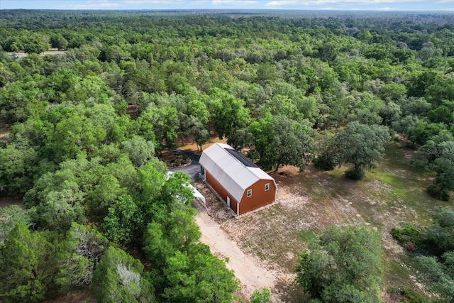 7059 N Lecanto Hwy, Hernando, FL 34442 - aerial view of property and surrounding area featuring a heavily wooded area